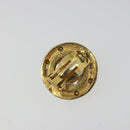 CHANEL Earring metal Gold Tone CC Auth 185222V-8