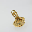 CHANEL Earring metal Gold Tone CC Auth 185222V-9