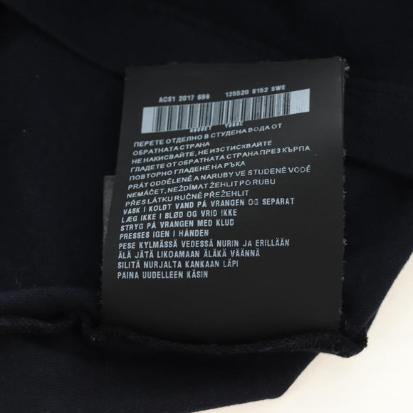 PRADA Short Sleeved T Shirt Cotton S Navy Auth 185249V