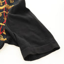 HERMES Polo Shirt T Shirt Silk Cashmere M Black Auth 185251V-5