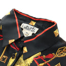 HERMES Polo Shirt T Shirt Silk Cashmere M Black Auth 185251V-9