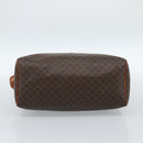 CELINE Macadam Canvas Hand Bag PVC Leather Brown Gold Auth 185260A-5
