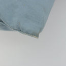 PRADA Sports Line Tote Bag Canvas Light Blue Silver Auth 185264-12
