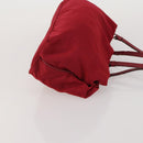 PRADA Hand Bag Nylon 3 Set Red Black Khaki Auth 185271-11