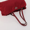 PRADA Hand Bag Nylon 3 Set Red Black Khaki Auth 185271-12
