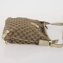 GUCCI GG Canvas GG Crystal Web Sherry Line Bag Coated Canvas 4 Set Auth 185272-10