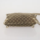 GUCCI GG Canvas GG Crystal Web Sherry Line Bag Coated Canvas 4 Set Auth 185272-12