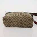 GUCCI GG Canvas GG Crystal Web Sherry Line Bag Coated Canvas 4 Set Auth 185272-18