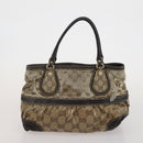 GUCCI GG Canvas GG Crystal Web Sherry Line Bag Coated Canvas 4 Set Auth 185272-21
