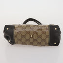GUCCI GG Canvas GG Crystal Web Sherry Line Bag Coated Canvas 4 Set Auth 185272-24