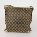 GUCCI GG Canvas GG Crystal Web Sherry Line Bag Coated Canvas 4 Set Auth 185272-9