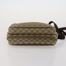 GUCCI GG Supreme Sherry Line Shoulder Bag PVC 3 Set Navy Beige Auth 185273-14