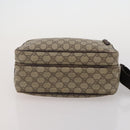 GUCCI GG Supreme Sherry Line Shoulder Bag PVC 3 Set Navy Beige Auth 185273-22