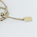 GUCCI Hand Bag Leather 2way White Silver 000 2058 0307 5 Auth 185278-9