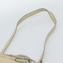 GUCCI Hand Bag Leather 2way White Silver 000 2058 0307 5 Auth 185278-15