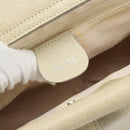 GUCCI Hand Bag Leather 2way White Silver 000 2058 0307 5 Auth 185278-20