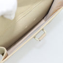 GUCCI Hand Bag Leather 2way White Silver 000 2058 0307 5 Auth 185278-25