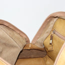 LOEWE Anagram Amazonas Handtasche Leder Beige Gold Auth 185279-19
