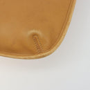 Coach Shoulder Bag Leather Brown Silver Auth 185288-9