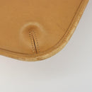 Coach Shoulder Bag Leather Brown Silver Auth 185288-15