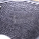Coach Shoulder Bag Suede Black Gold Auth 185289-17
