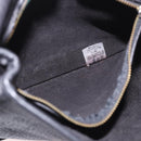 Coach Shoulder Bag Suede Black Gold Auth 185289-22