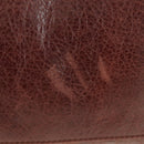 BALENCIAGA The Giant Part-Time Bag Leather 2way Brown Gold 173082 Auth 185300SM-6