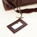 BALENCIAGA The Giant Part-Time Bag Leather 2way Brown Gold 173082 Auth 185300SM-21