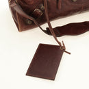 BALENCIAGA The Giant Part-Time Bag Leather 2way Brown Gold 173082 Auth 185300SM-22