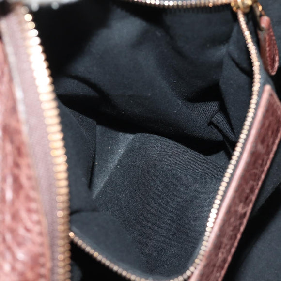 BALENCIAGA The Giant Part-Time Bag Leather 2way Brown Gold 173082 Auth 185300SM