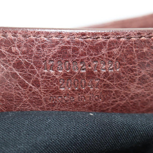 BALENCIAGA The Giant Part-Time Bag Leather 2way Brown Gold 173082 Auth 185300SM