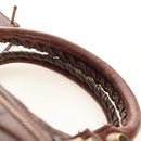 BALENCIAGA The Giant Part-Time Bag Leather 2way Brown Gold 173082 Auth 185300SM-14