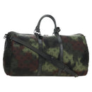 LOUIS VUITTON Monogram Camouflage Keepall Bandouliere 50 M56416 LV Auth 185301SM-1