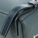 LOEWE Dumbo Goya Disney Collaboration Backpack Leather Silver Blue Auth 185303SAM-20