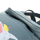 LOEWE Dumbo Goya Disney Collaboration Backpack Leather Silver Blue Auth 185303SAM-26