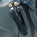 LOEWE Dumbo Goya Disney Collaboration Backpack Leather Silver Blue Auth 185303SAM-28