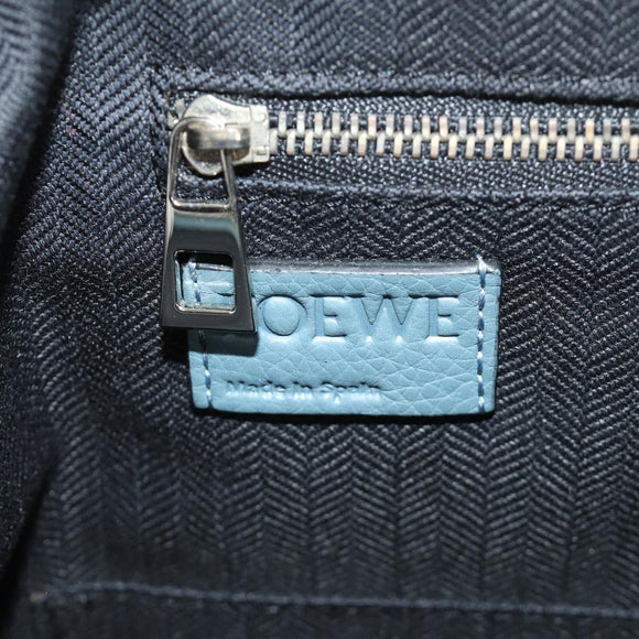 LOEWE Dumbo Goya Disney Collaboration Backpack Leather Silver Blue Auth 185303SAM