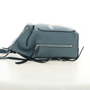 LOEWE Dumbo Goya Disney Collaboration Backpack Leather Silver Blue Auth 185303SAM-3
