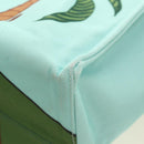 LOEWE Cushion Tote Bag Canvas Light Blue Auth 185304SM-20
