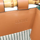 LOEWE Cushion Tote Bag Canvas Light Blue Auth 185304SM-24
