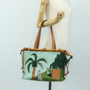 LOEWE Cushion Tote Bag Canvas Light Blue Auth 185304SM-29