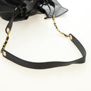 CHANEL Triple Coco Shoulder Bag Caviar Skin Black Gold CC Auth 185305SV-7