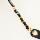 CHANEL Triple Coco Shoulder Bag Caviar Skin Black Gold CC Auth 185305SV-8