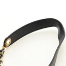 CHANEL Triple Coco Shoulder Bag Caviar Skin Black Gold CC Auth 185305SV-14