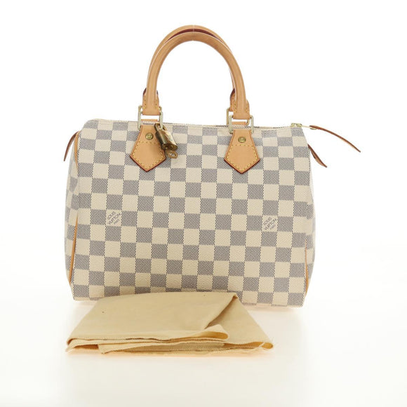 LOUIS VUITTON Damier Azur Speedy 25 Hand Bag N41534 LV Auth 185307SAM