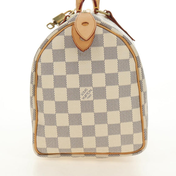 LOUIS VUITTON Damier Azur Speedy 25 Hand Bag N41534 LV Auth 185307SAM