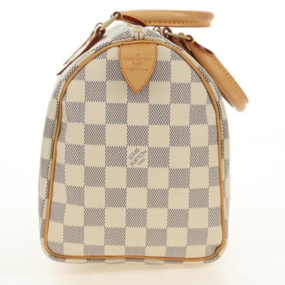 LOUIS VUITTON Damier Azur Speedy 25 Hand Bag N41534 LV Auth 185307SAM
