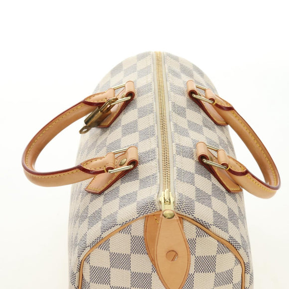LOUIS VUITTON Damier Azur Speedy 25 Hand Bag N41534 LV Auth 185307SAM