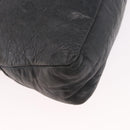BALENCIAGA The First Hand Bag Leather 2way Gray 103208 Auth 185310A-15