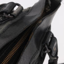 BALENCIAGA The First Hand Bag Leather 2way Gray 103208 Auth 185310A-7